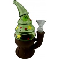 Silicone Water Pipe Christmas Tree (Y344)